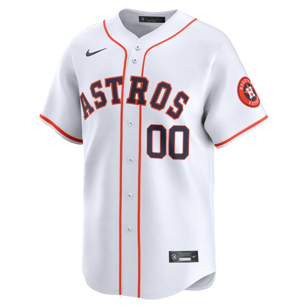Houston Astros Nike Home Limited Custom Jersey - White