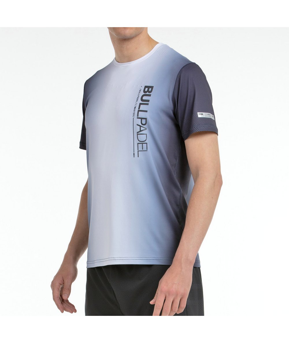 CAMISETA BULLPADEL MUROS GRIS PERLA