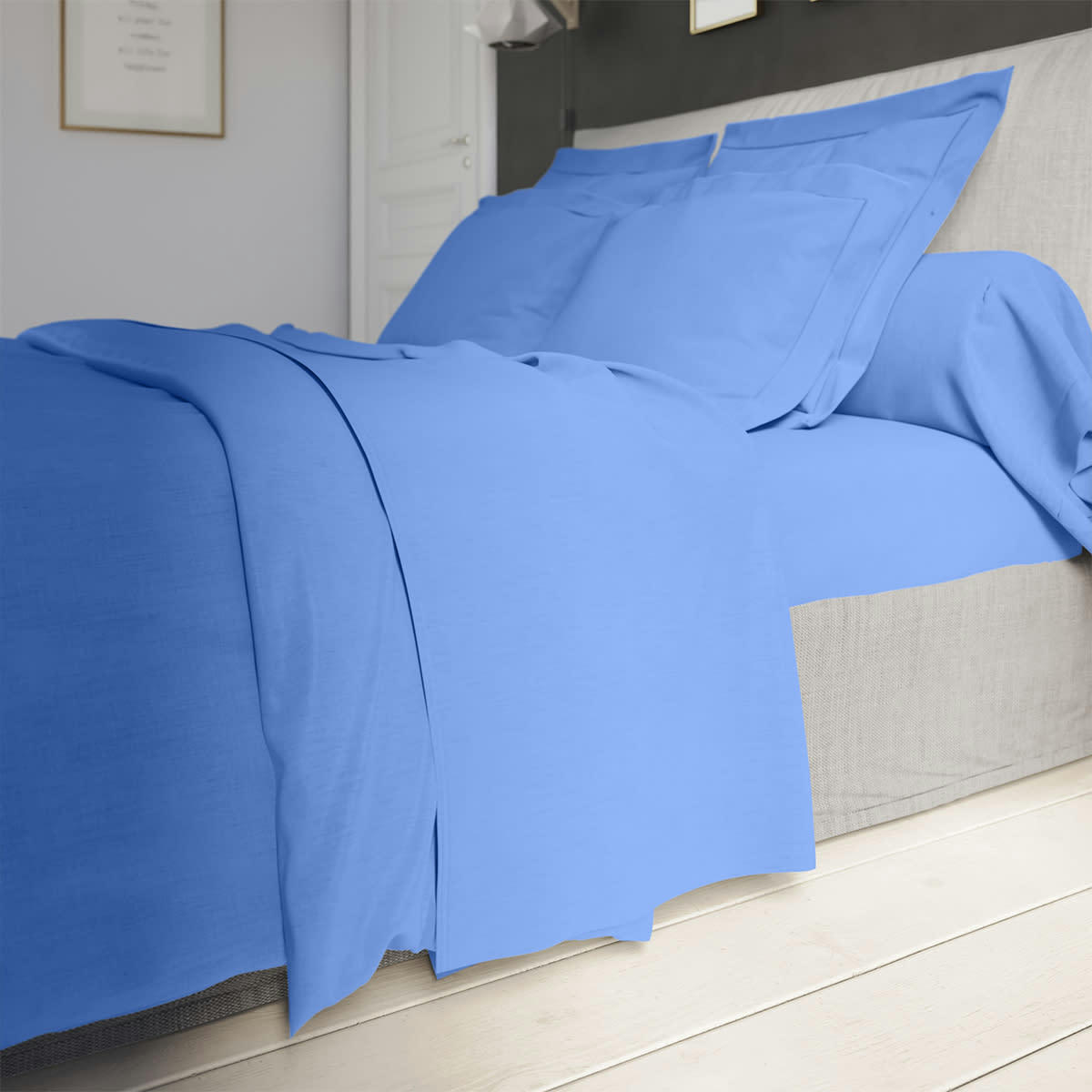 INFLUENCE - Housse de couette   Percale Lazuli 200x200 cm - DODO