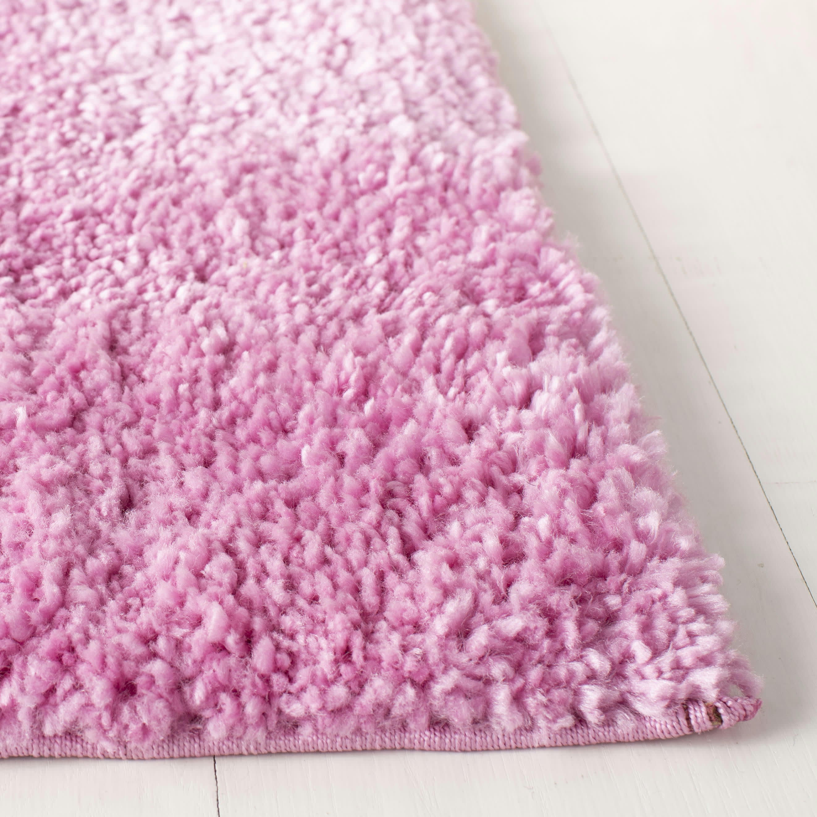 AUGUST SHAG - Tapis de salon interieur hirsute en rose, 160 x 229 cm