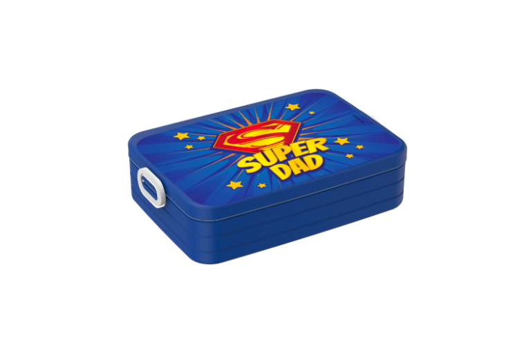 Ontwerp je eigen lunchbox Take a Break large - Super dad