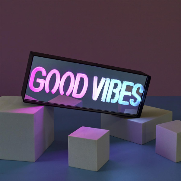 LAMPKA LED neonowa z napisem GOOD VIBES nowoczesna