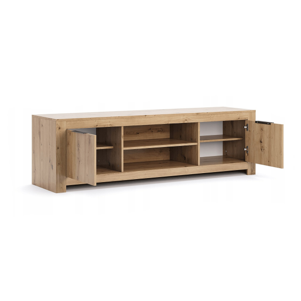 Szafka RTV komoda 54x180 cm Dąb Artisan