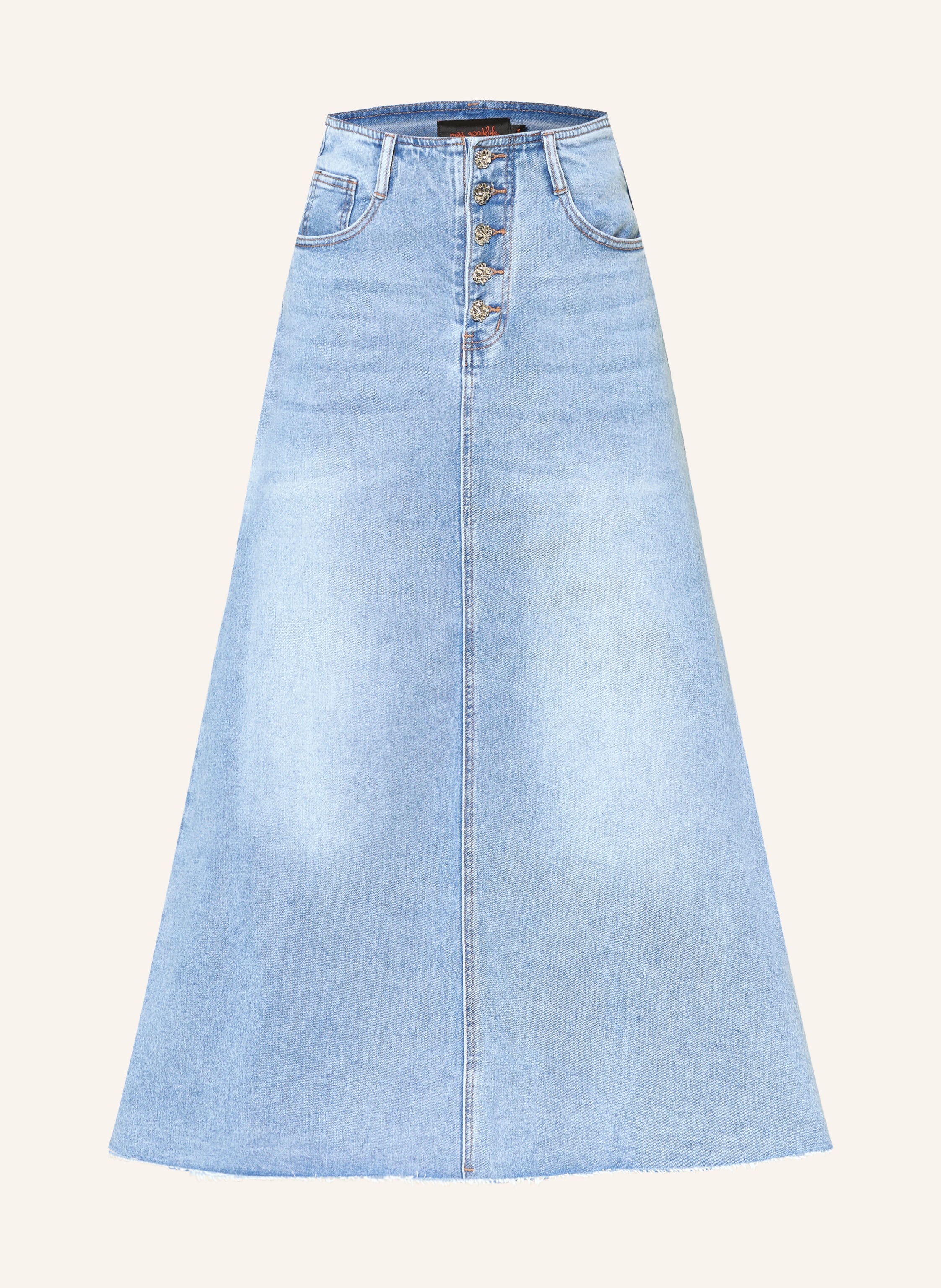 miss goodlife Jeansrock mit Schmucksteinen