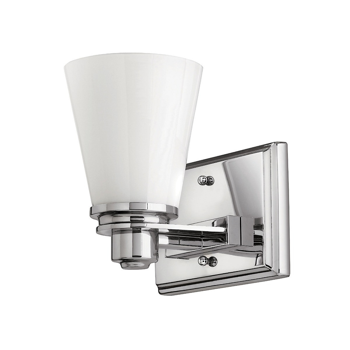 Kinkiet srebrny Avon 1xG9x3W wym:19,1x18,4x15,9cm IP44 Hinkley