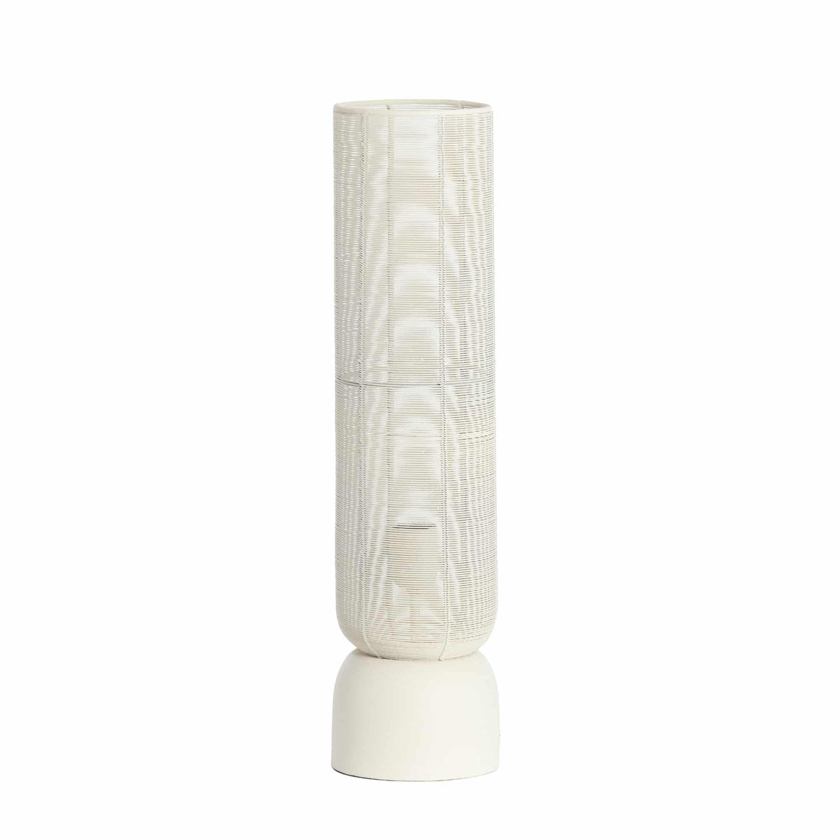 Light & Living tafellamp Lezuza - wit - Ø16cm