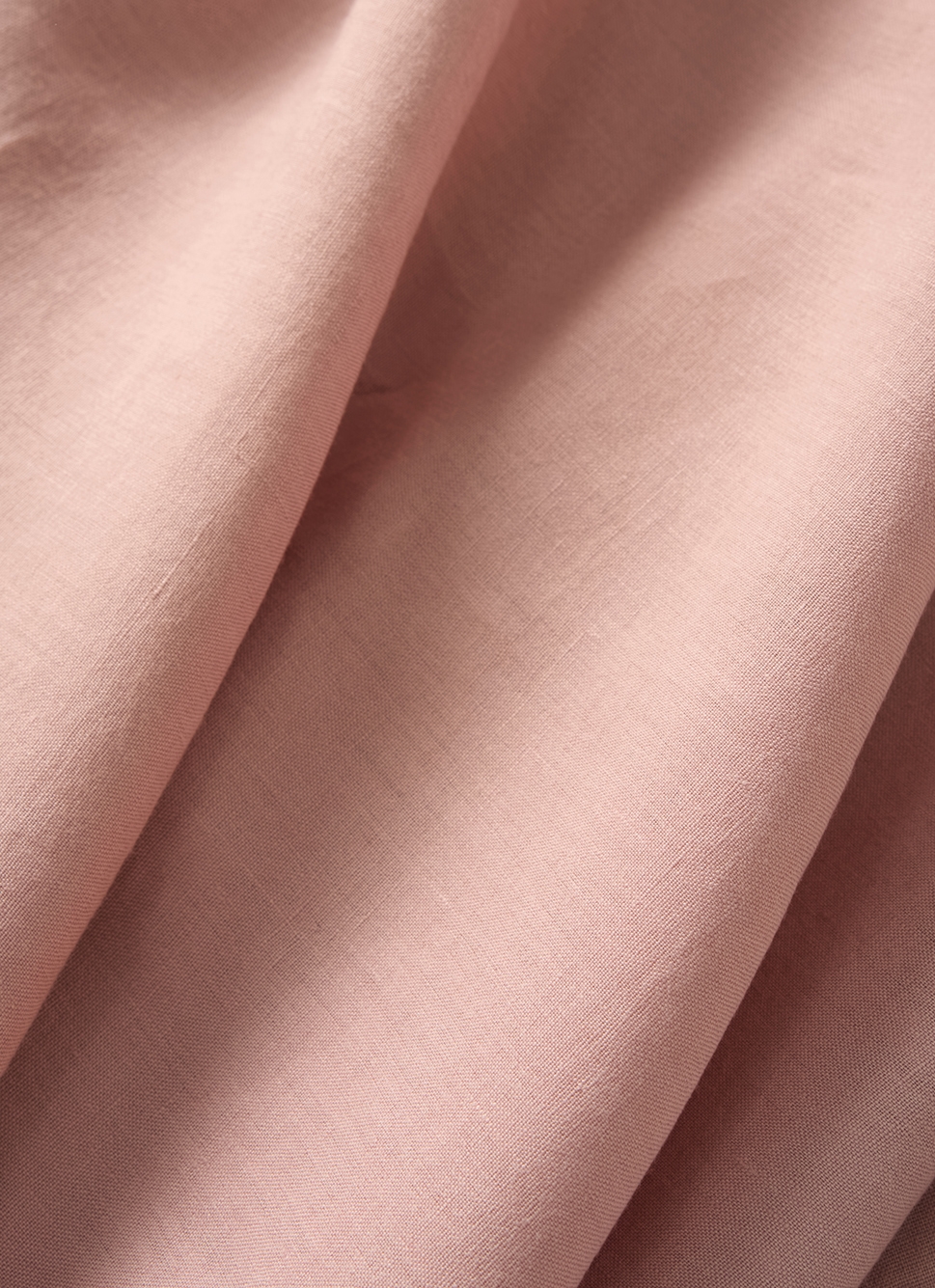 DRAP PLAT UNI EN LIN LAVÉ - 165GR ROSE