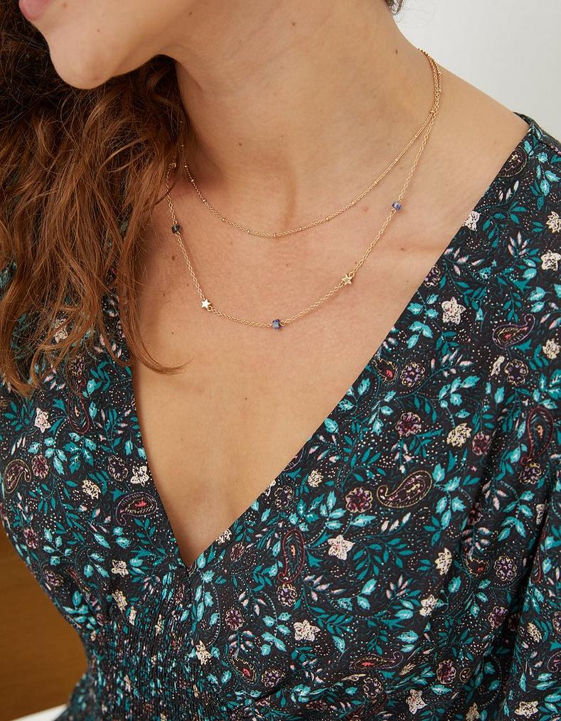 Layered Star Necklace