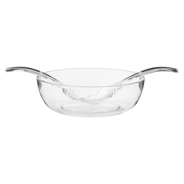 SALADEIRA 28 CM COM TALHERES GAUZY