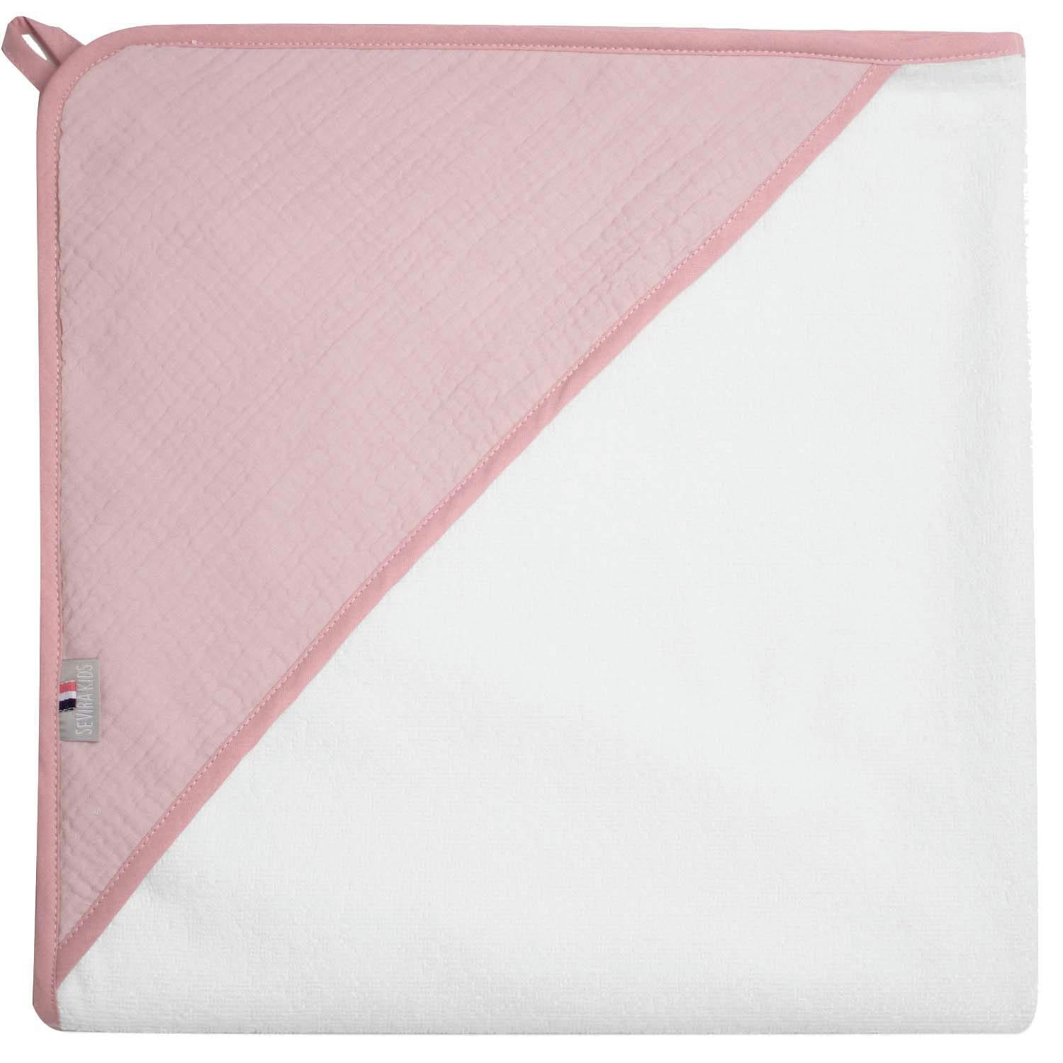 JEANNE - Cape de bain en gaze de coton  75 x 75cm