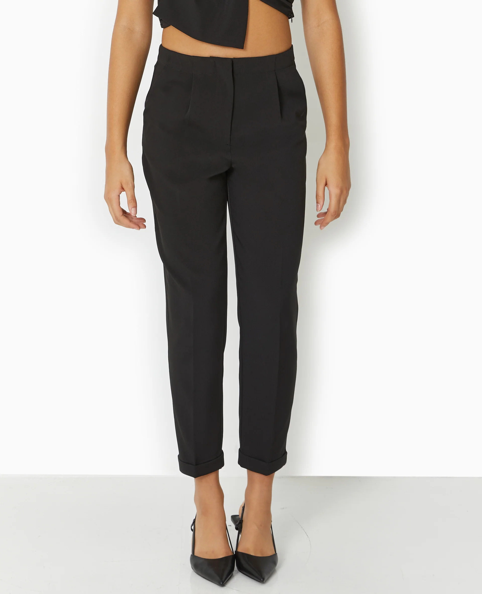 Pantalon city forme carotte