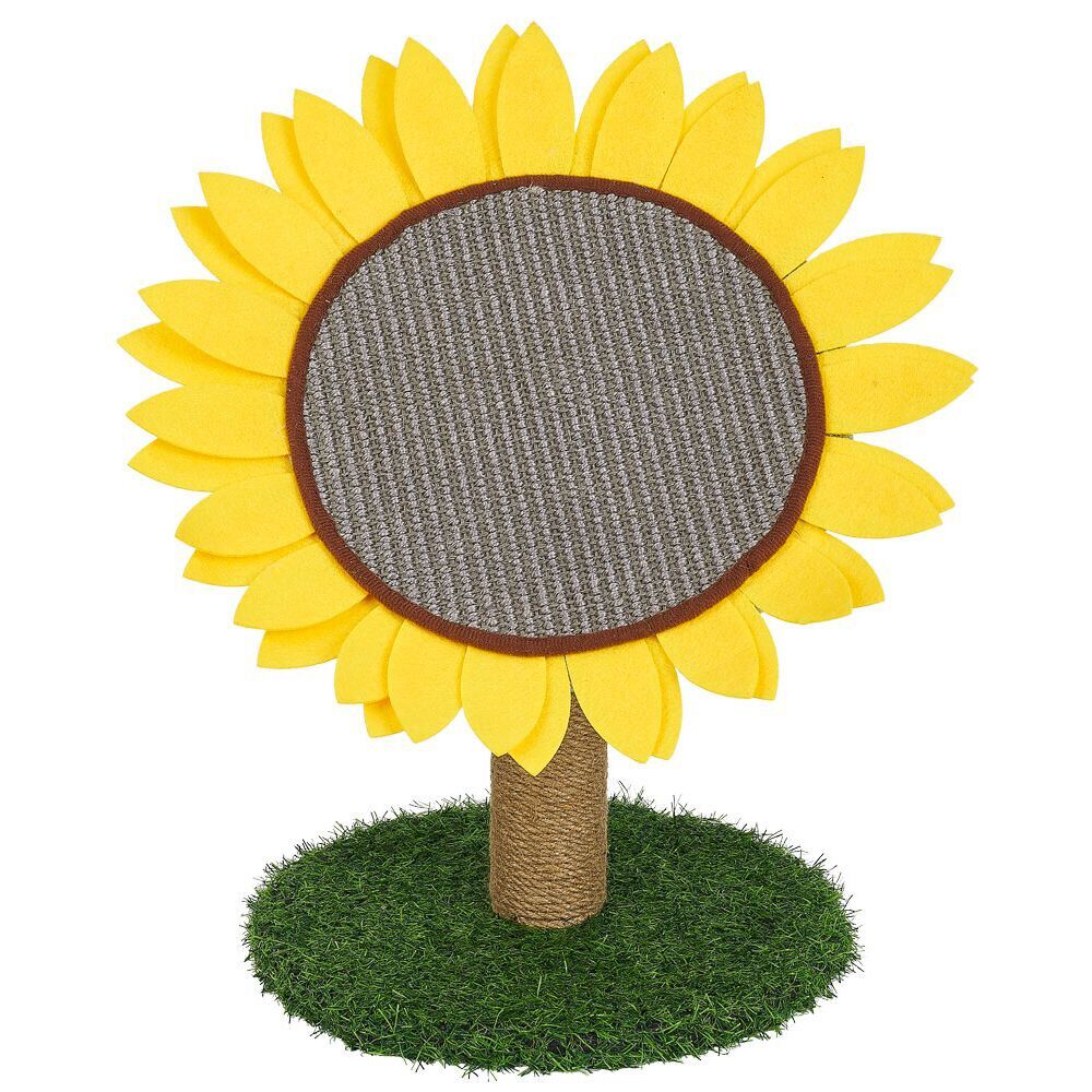 Arbre à chat griffoir forme tournesol - Ø30xH.45cm
