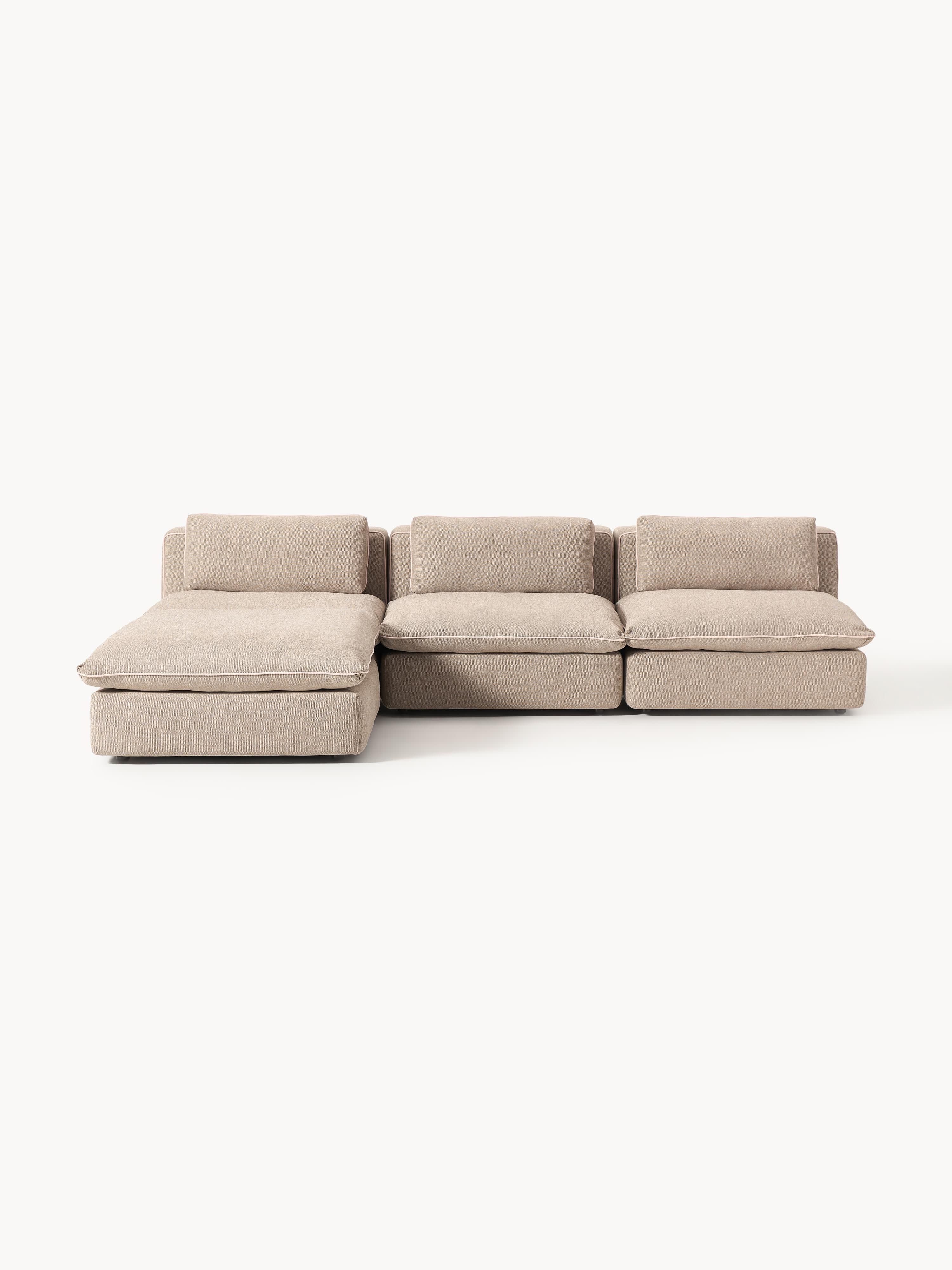 Modulares Sofa Felix mit Hocker (links/rechts)