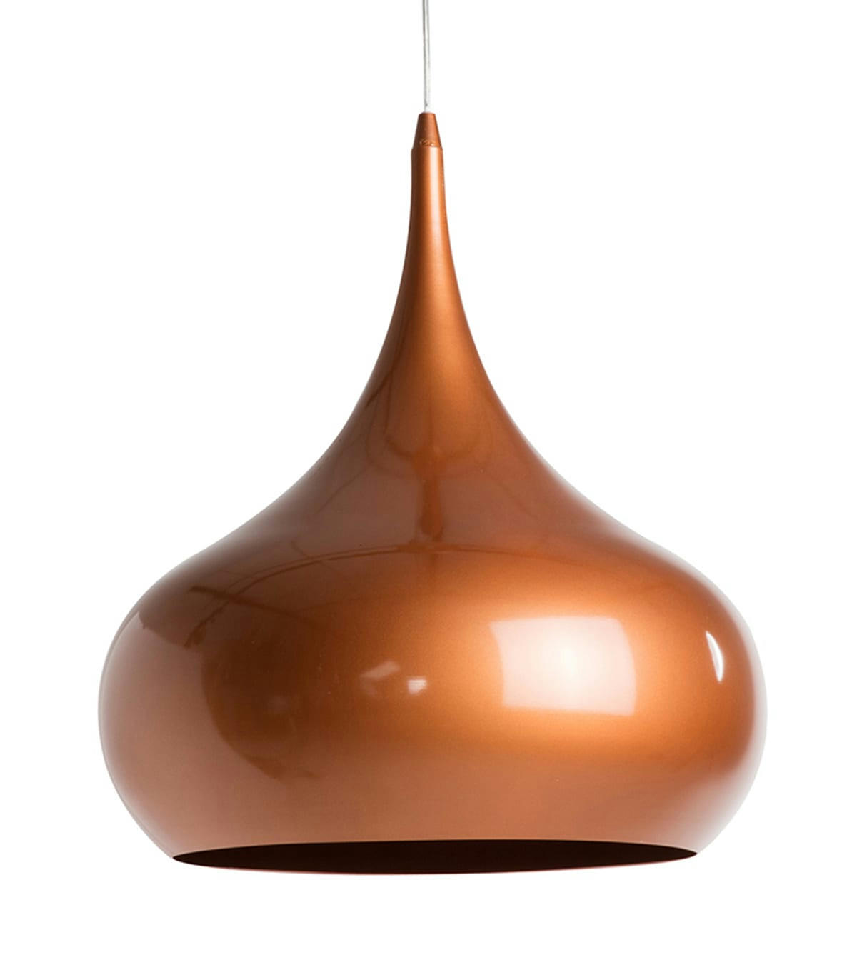 LOUXOR - Suspension en métal orange d. 41 cm