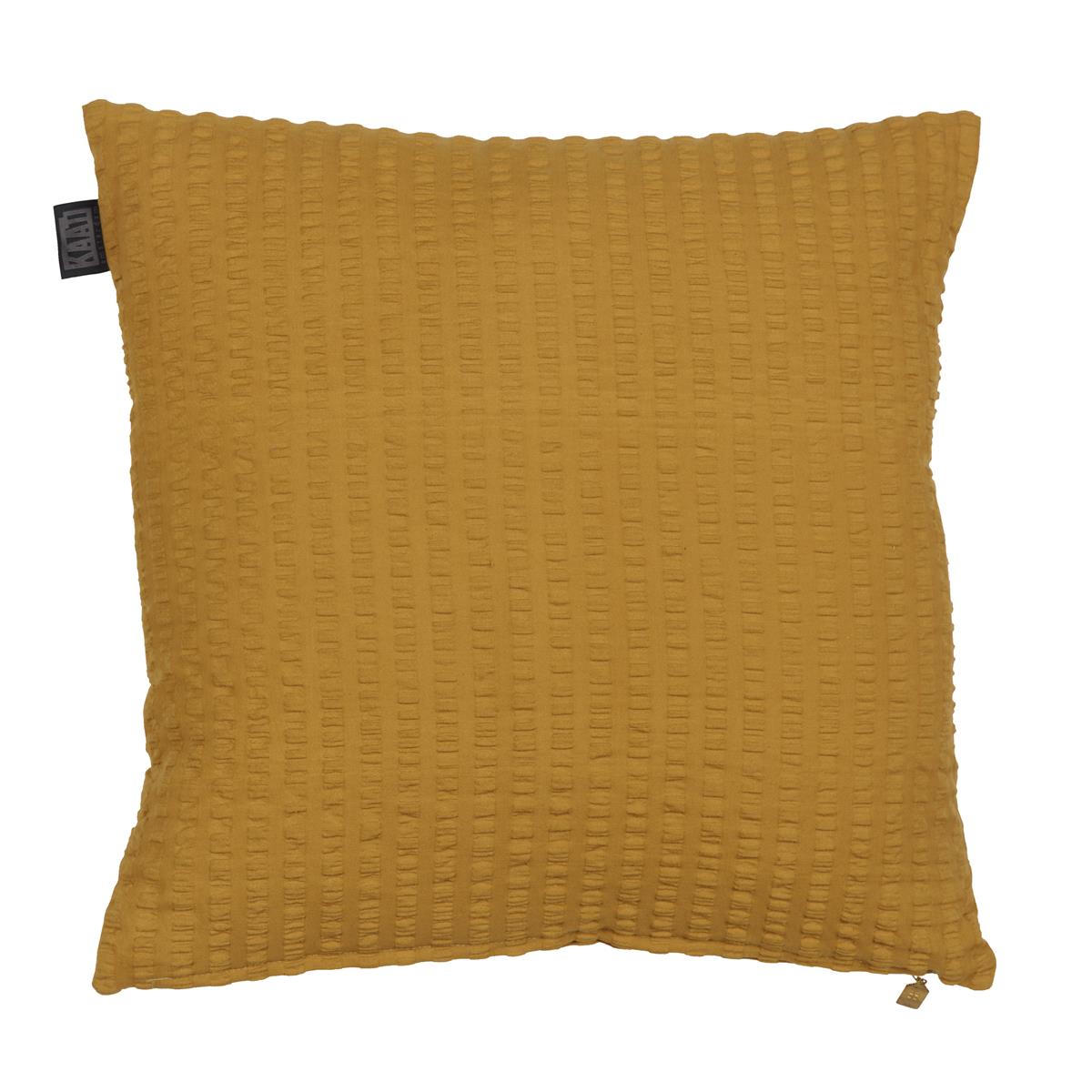 KAAT Amsterdam decoratiekussen Cheer - 45x45 cm - oker