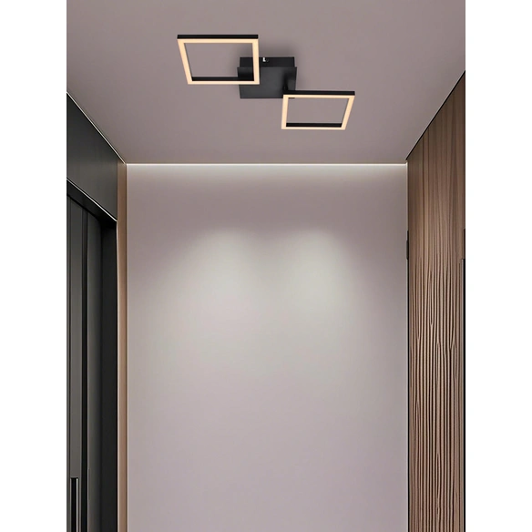 LED-Deckenleuchte »Igneo«, 24 W, 1200 lm, 3000K, Metall/Kunststoff, schwarz