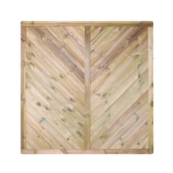 Sichtschutzelement »Rügen«, Fichtenholz/Kiefernholz, HxL: 180 x 180 cm