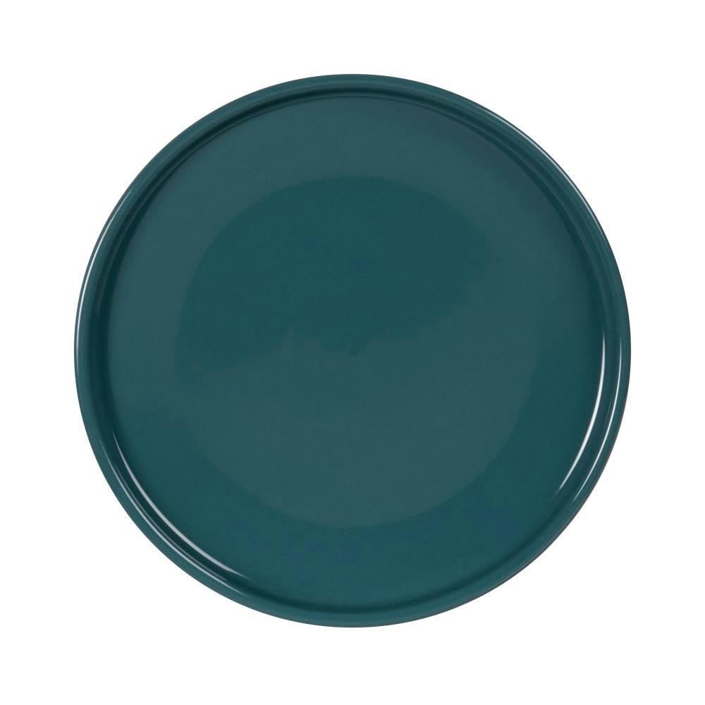 - Assiette à dessert en grès bleu