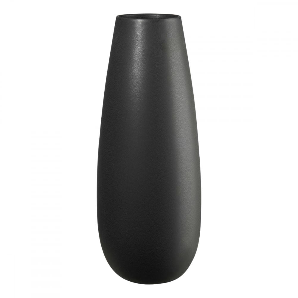 EASE - Vase haut en céramique noir H25,5cm