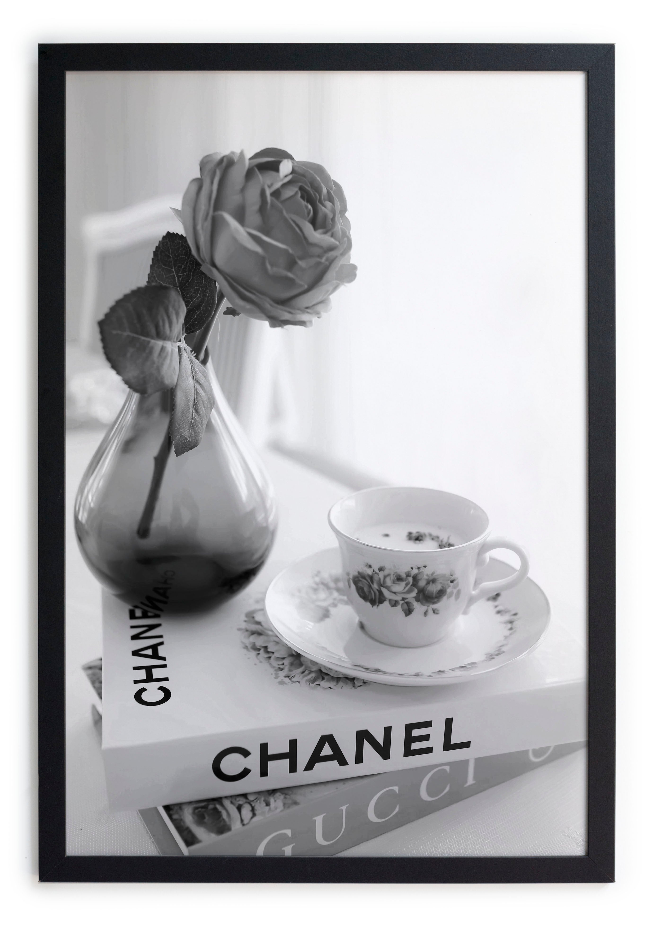 Zwarte lijst met kader 40x30 Gucci