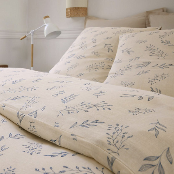 Housse de couette 240x220cm   2 taies d'oreiller imprimées 100% gaze de coton