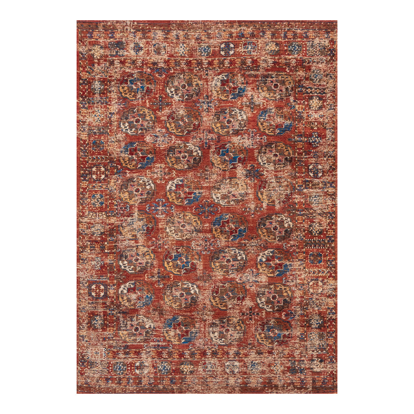 Ecorugs vloerkleed Aksou - rood - 170x240cm
