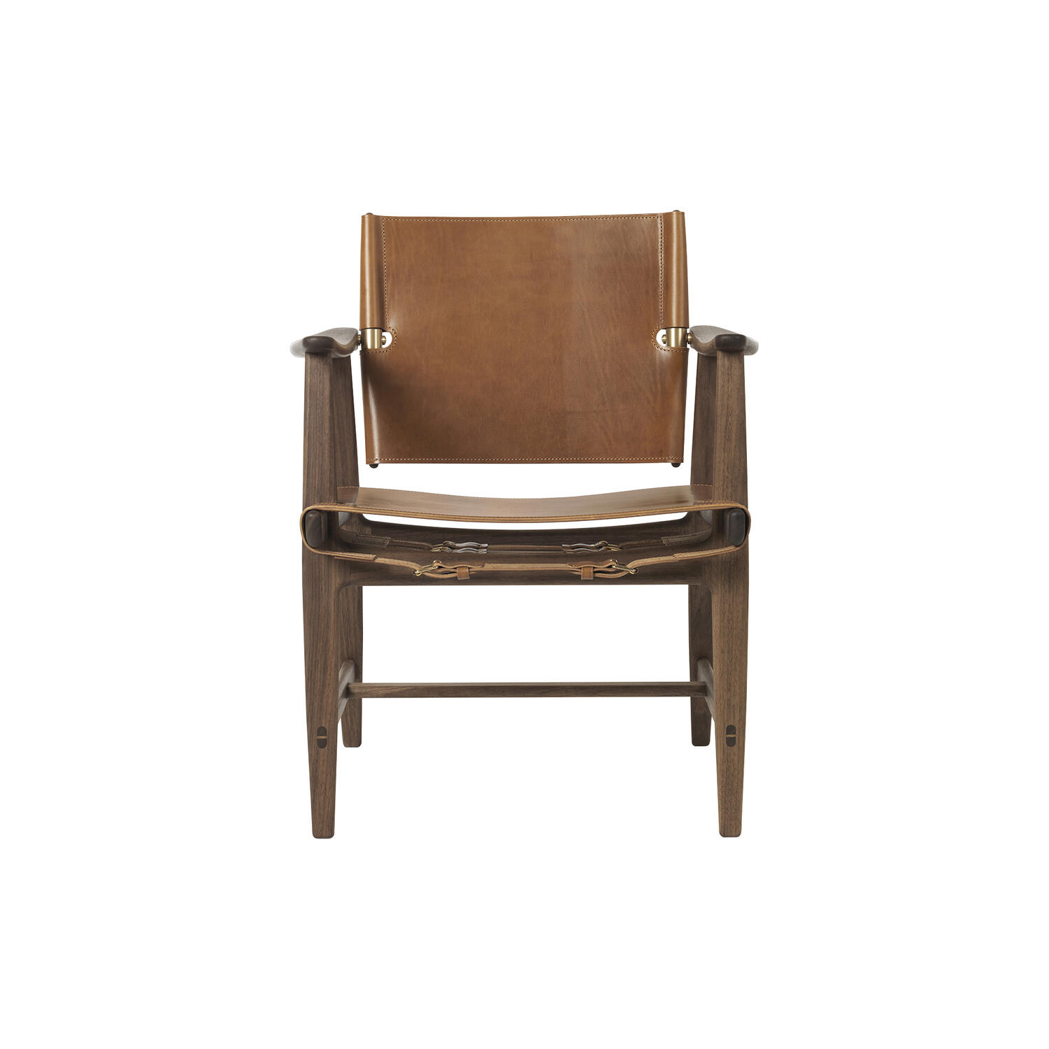 BM1106 J&aelig;gerstolen, olieret valnød/cognac