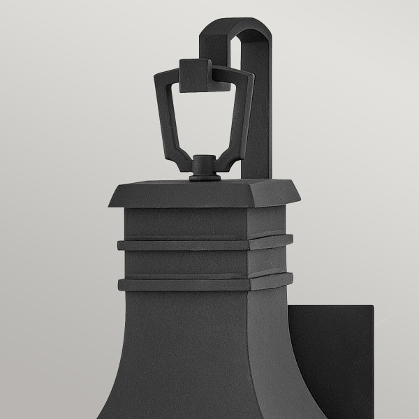Kinkiet zewnętrznyczarnny BEACON HILL 1xE27x60W IP44 Hinkley