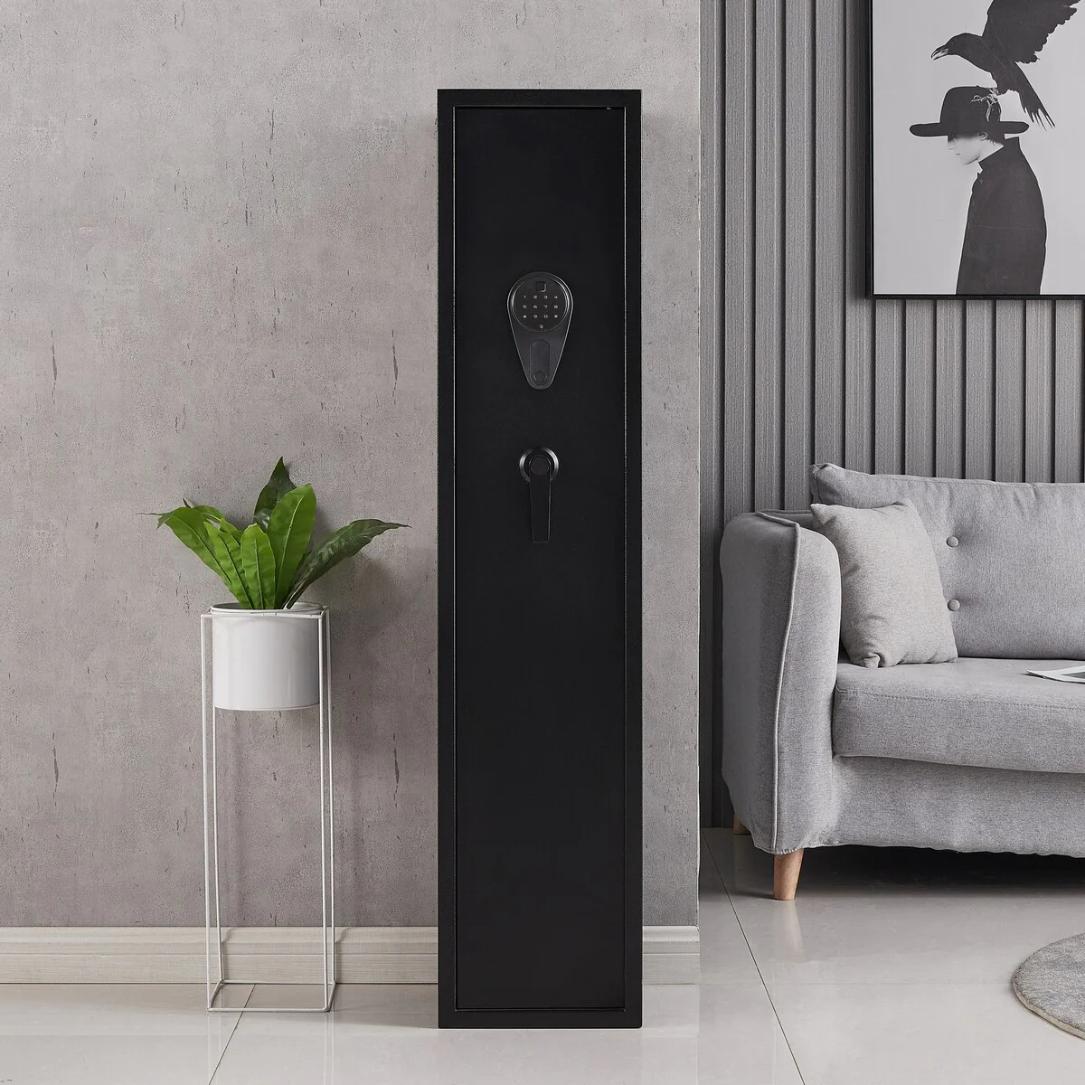 Nestfair Biometric Fingerprint with Digital keypad Gun Safe