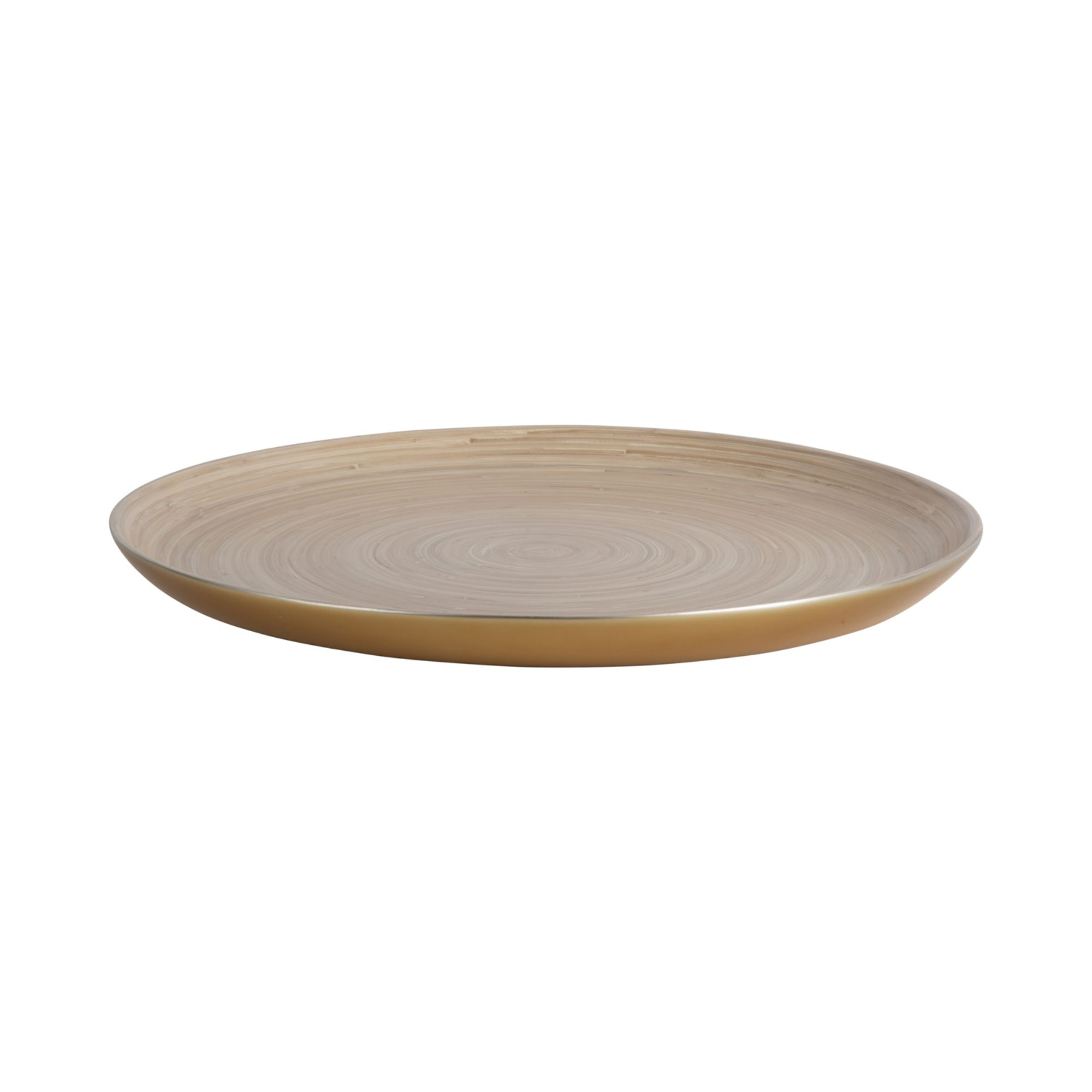 Present Time schaal Puro - goud - Ø42cm