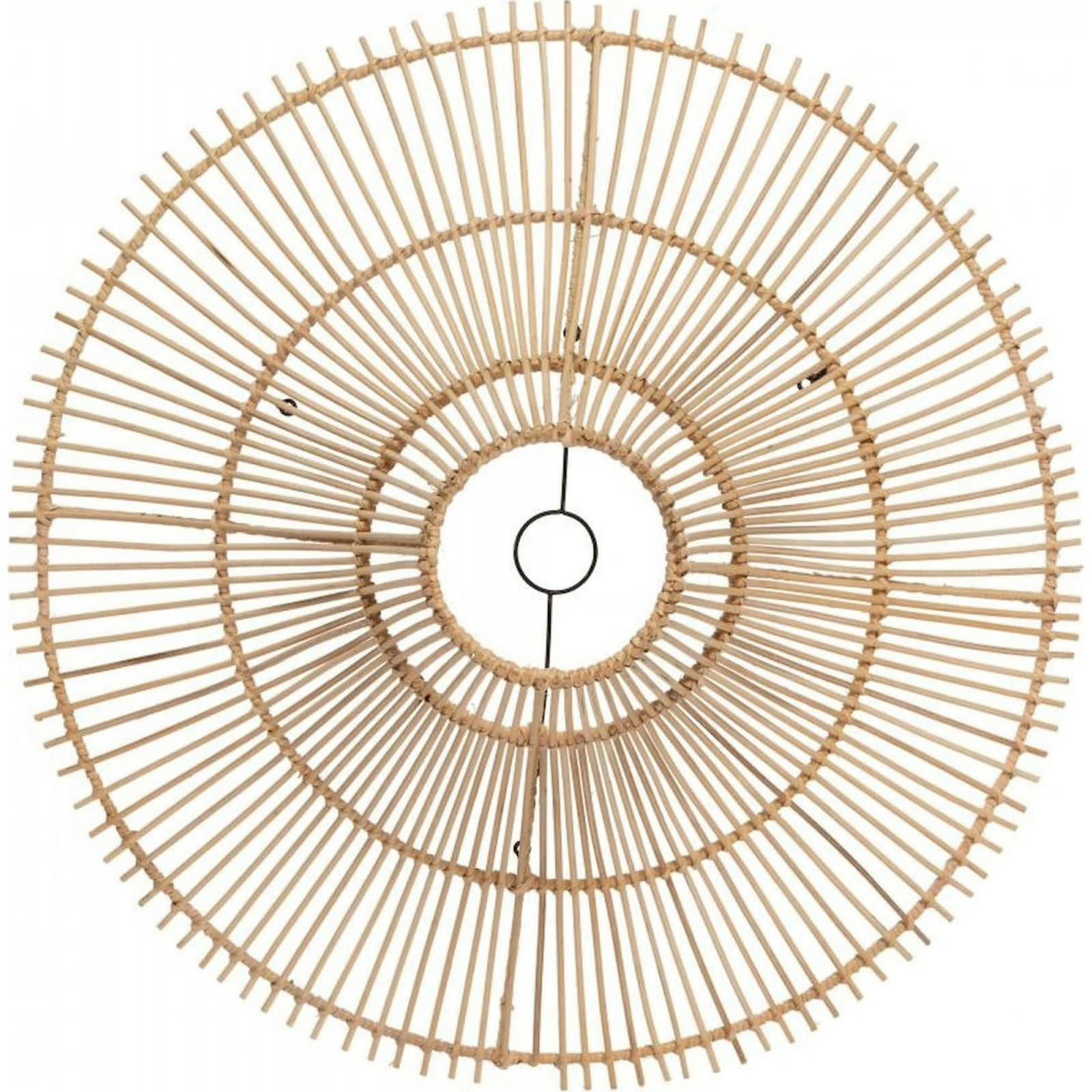 BALI BAZAR - Abat-jour Rotin Bois clair 60x60x40 cm