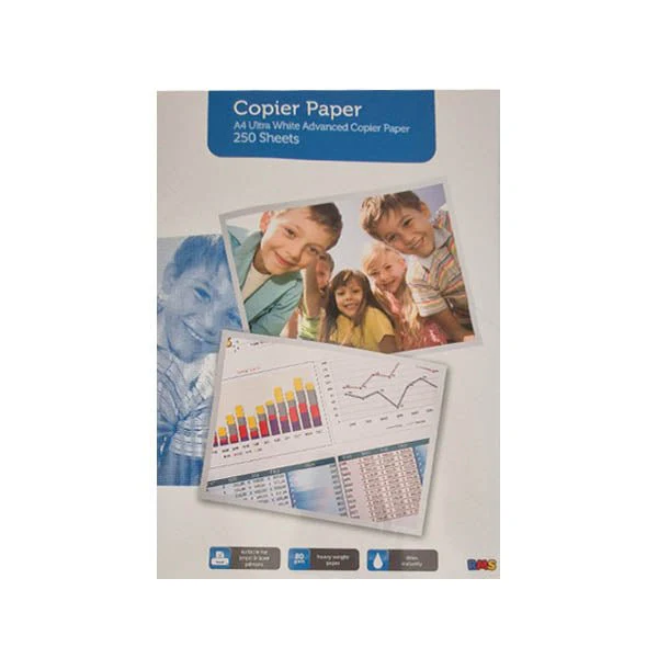Rms A4 Copier Paper 80 Gsm 250 Sheets