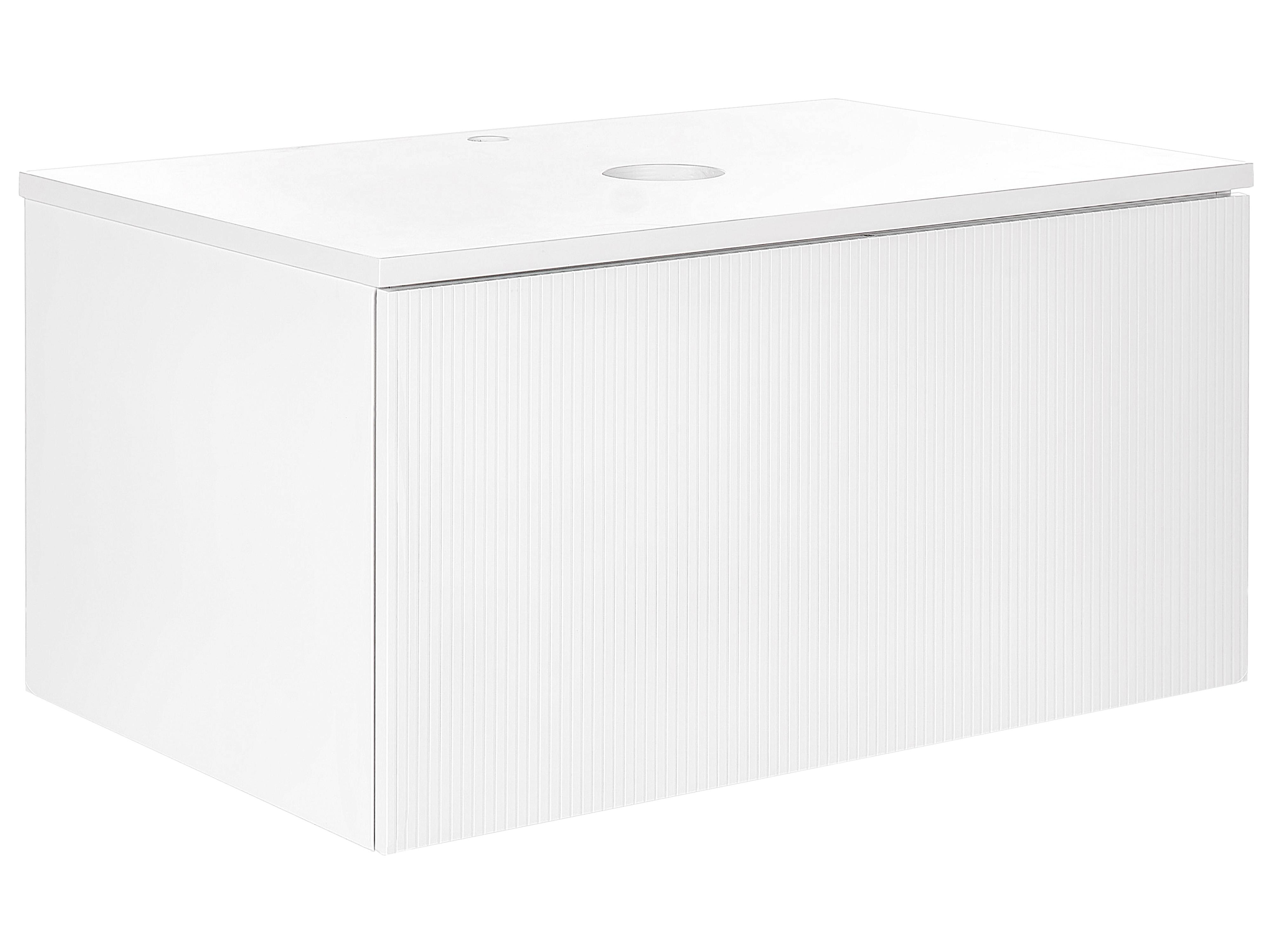 Wall Mounted Vanity Unit ALZIRA 80 cm White