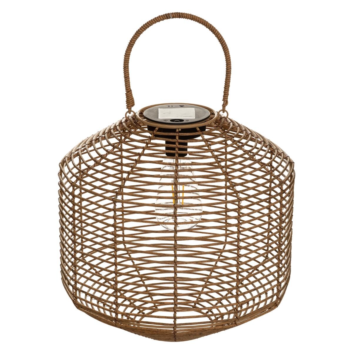 Solar lamp Beige, H.30 cm