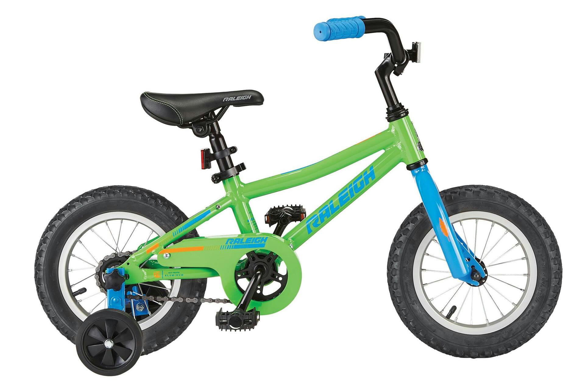 Raleigh Vibe Kids' Bike, 12-in, Green