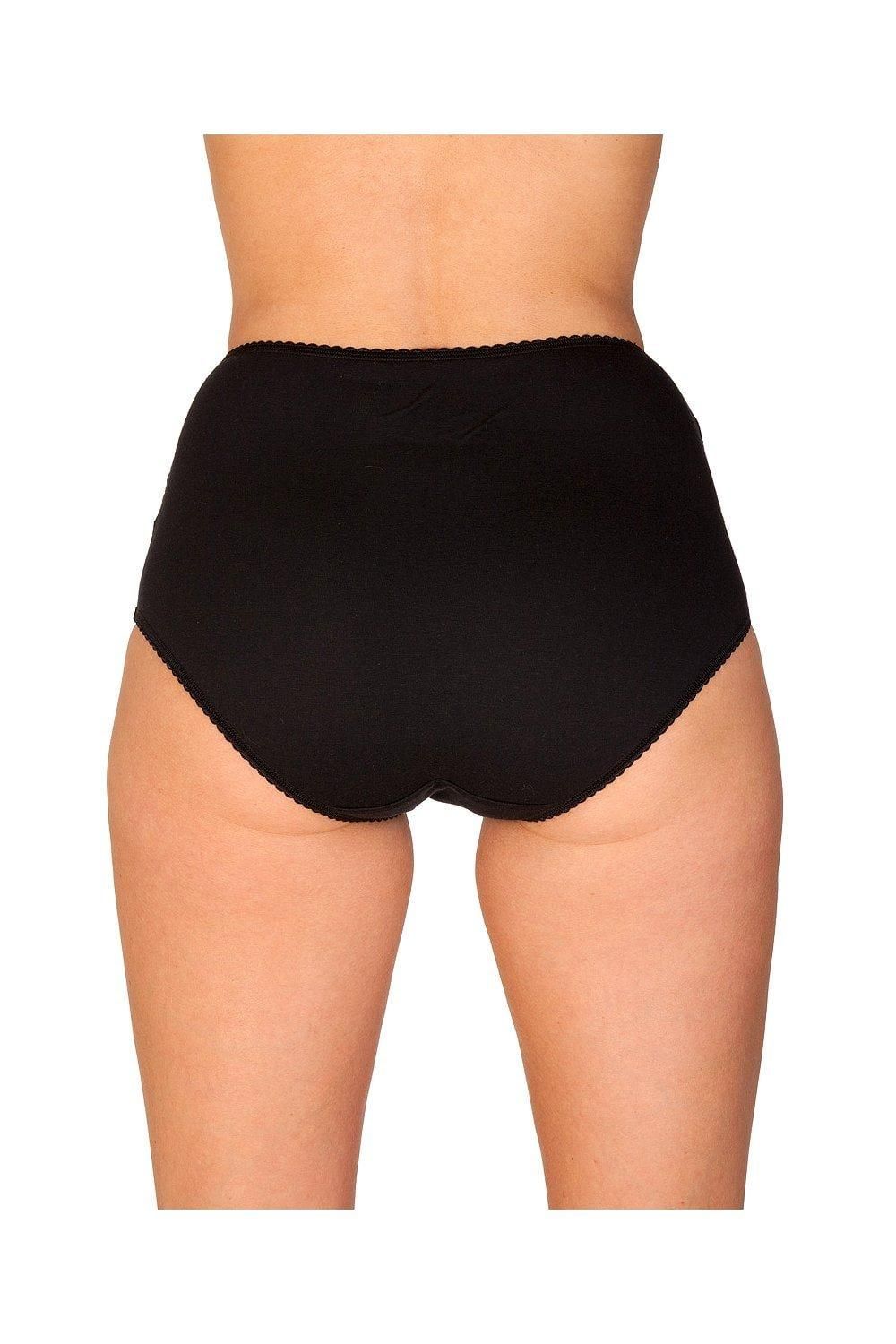 Camille Three Pack Floral Lace Maxi Briefs