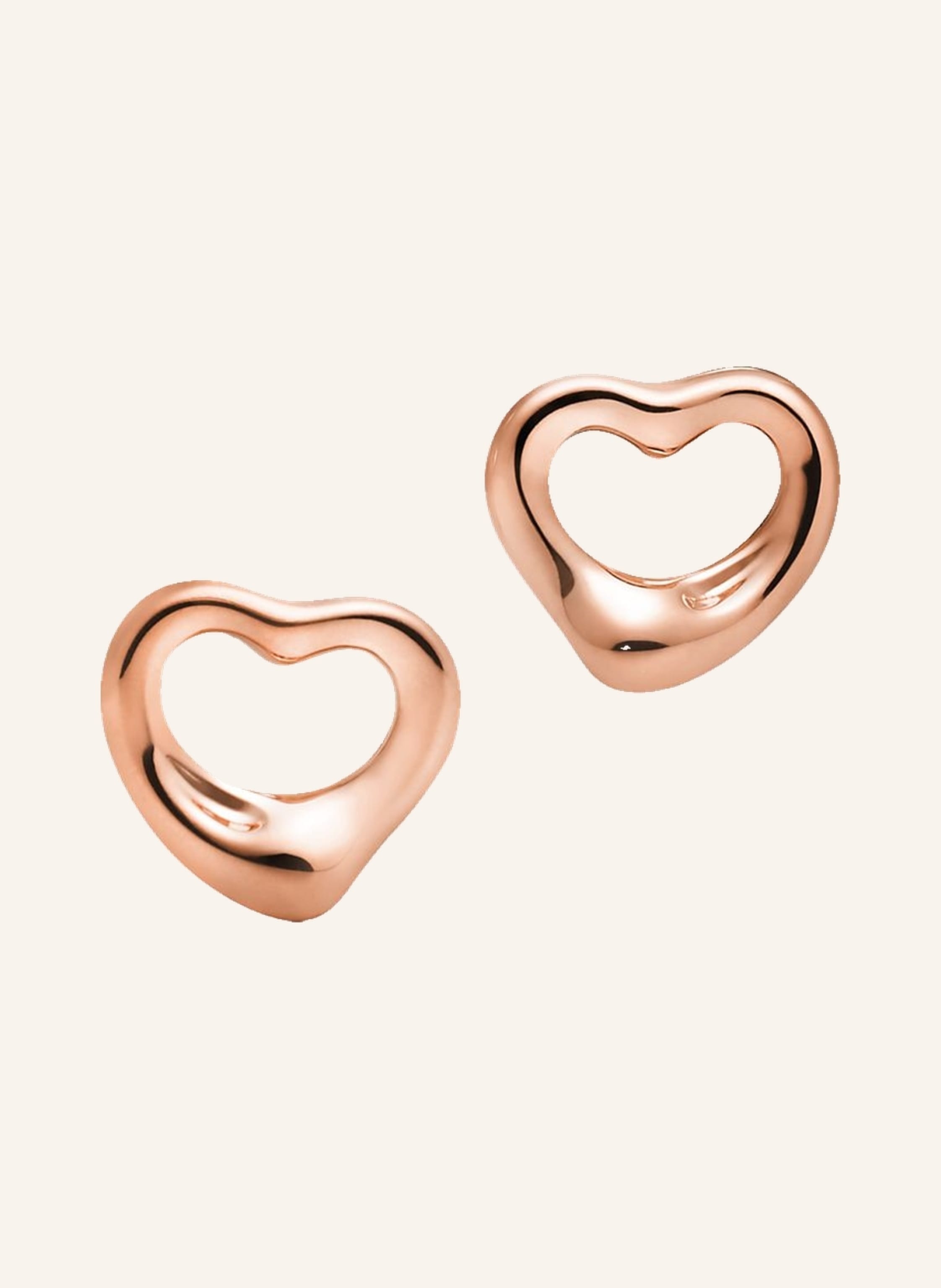 TIFFANY & Co. Ohrstecker ELSA PERETTI® OPEN HEART aus 18 Karat Roségold
