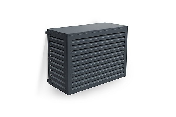 Cache clim aluminium gris Aneto - taille S
