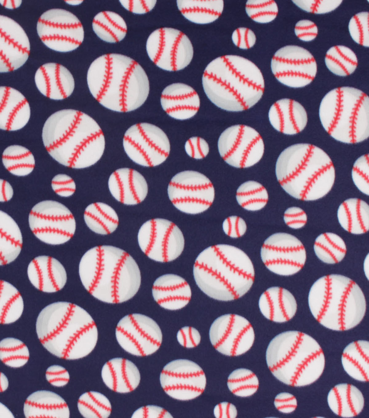 Baseball Blizzard Fleece Fabric