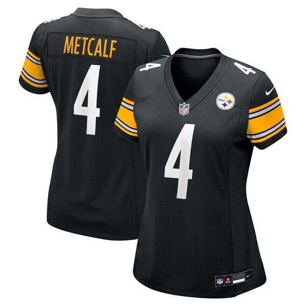 DK Metcalf Pittsburgh Steelers Nike Women's Team Game Jersey -  Black