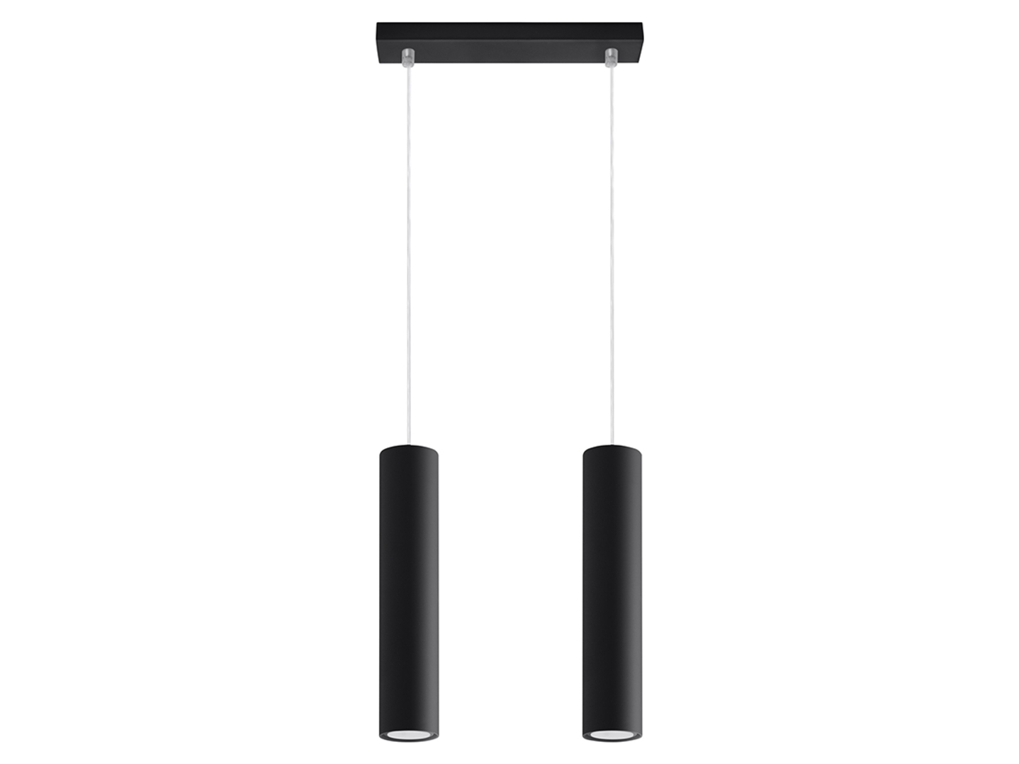 Lampa wisząca Lagos 2-punktowa czarna