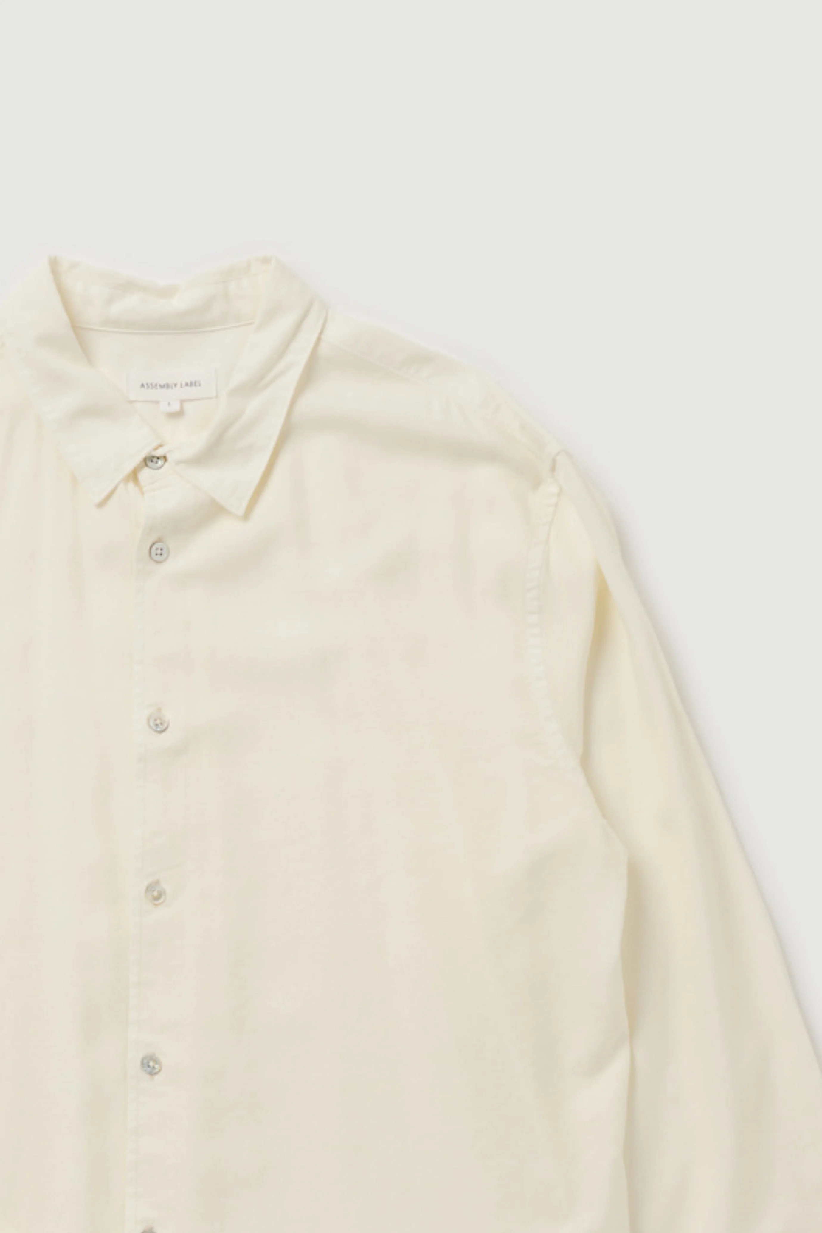 Re-Worn Mens Linen Blend Textured Shirt