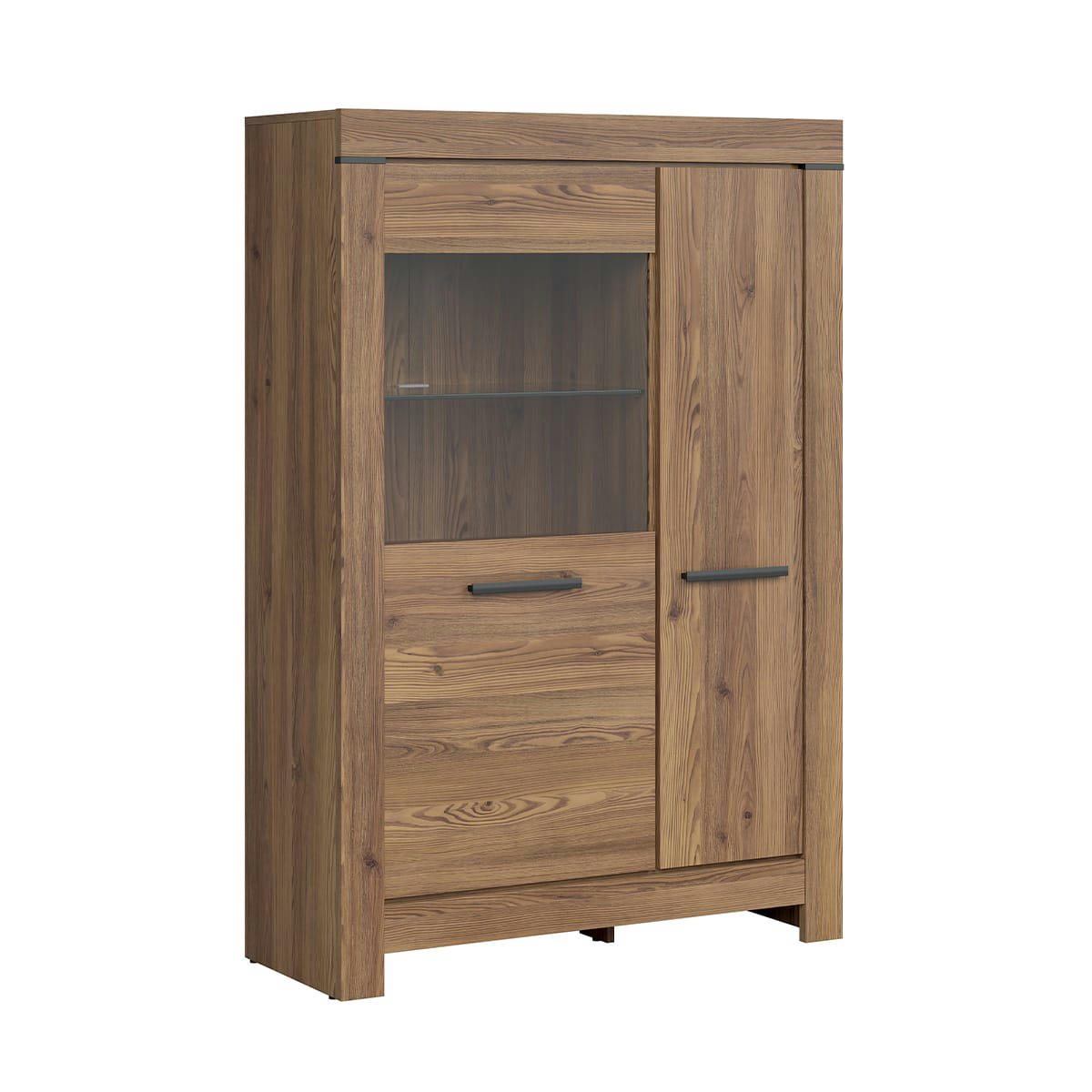 - Vaisselier 2 portes panneaux agglomérés naturel