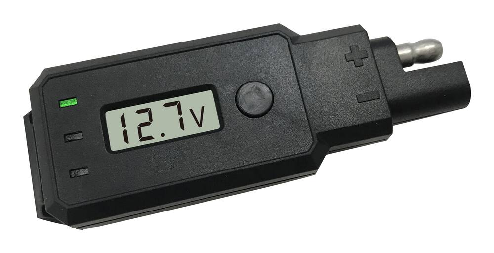 MotoMaster Battery Monitor/Battery Status Indicator, 12V, LED Display