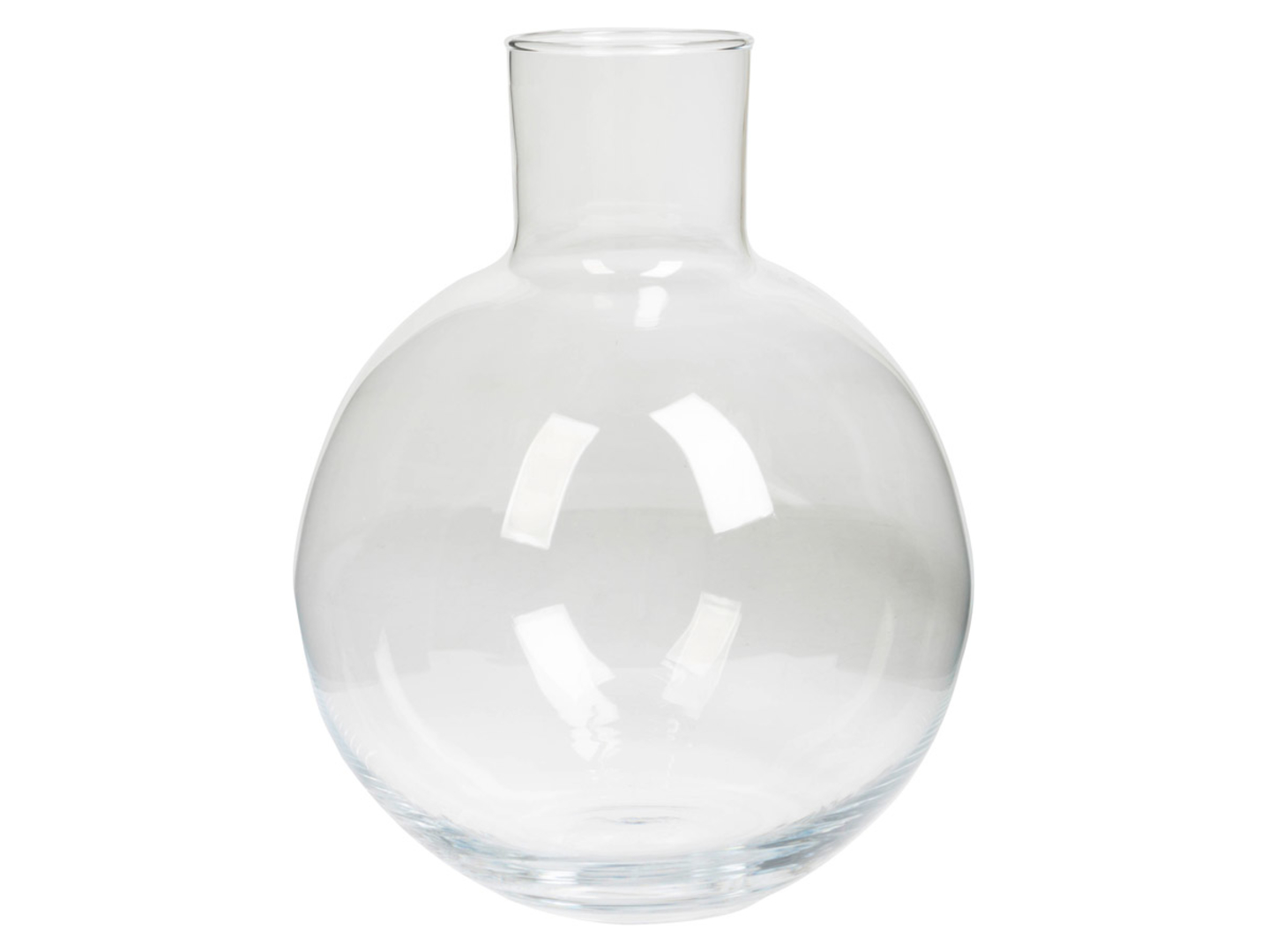 Wazon szklany 25 cm transparentny