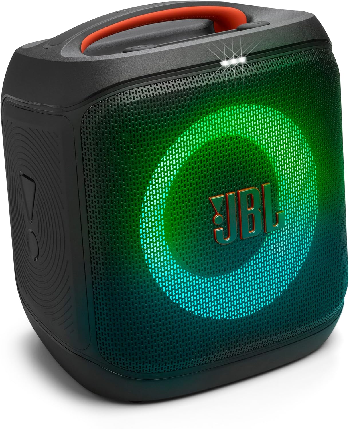 JBL PartyBox Encore Essential 2 - Portable Battery-Powered Party Speaker with AI Sound Boost  Up to 15 Hours of Play time  IPX4 Splash Proof  and Multi-Speaker Connection by Auracast (Black)