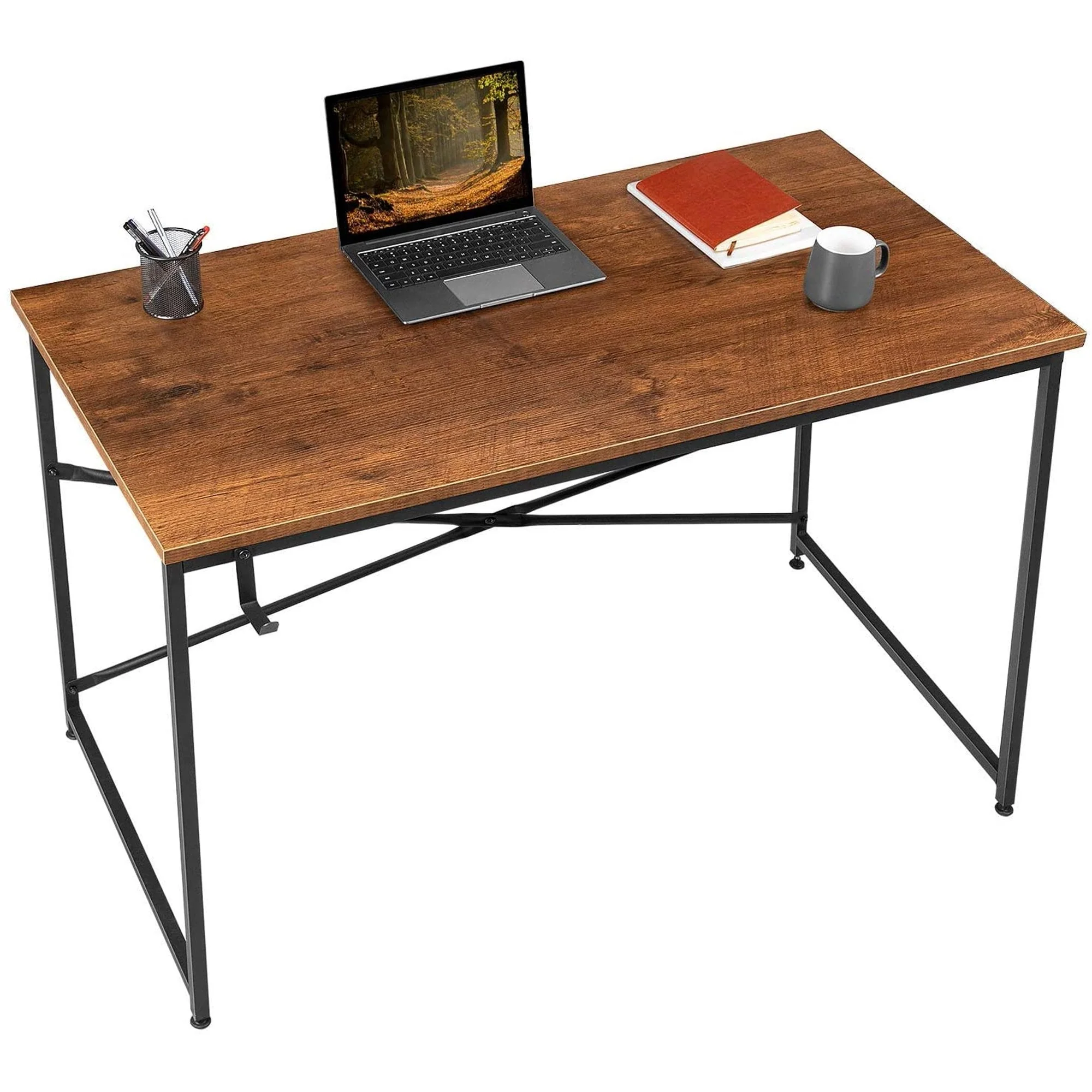 Lacoo Computer Desk, 47 Inch Home Office Writing Study Work Desk