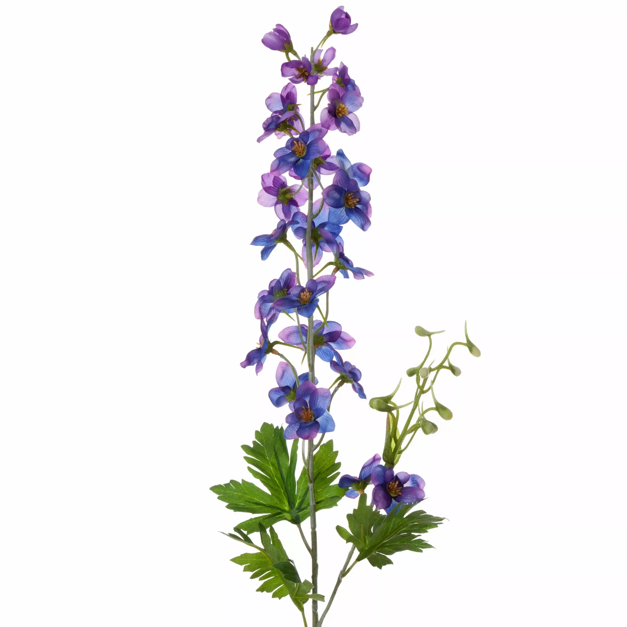 Kwiat sztuczny niebiesko, fioletowy 80 cm