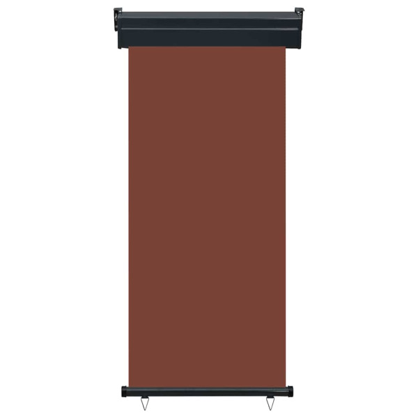 Markiza Boczna Balkonowa Zwijana Brązowa Osłona Roleta 85x250 cm