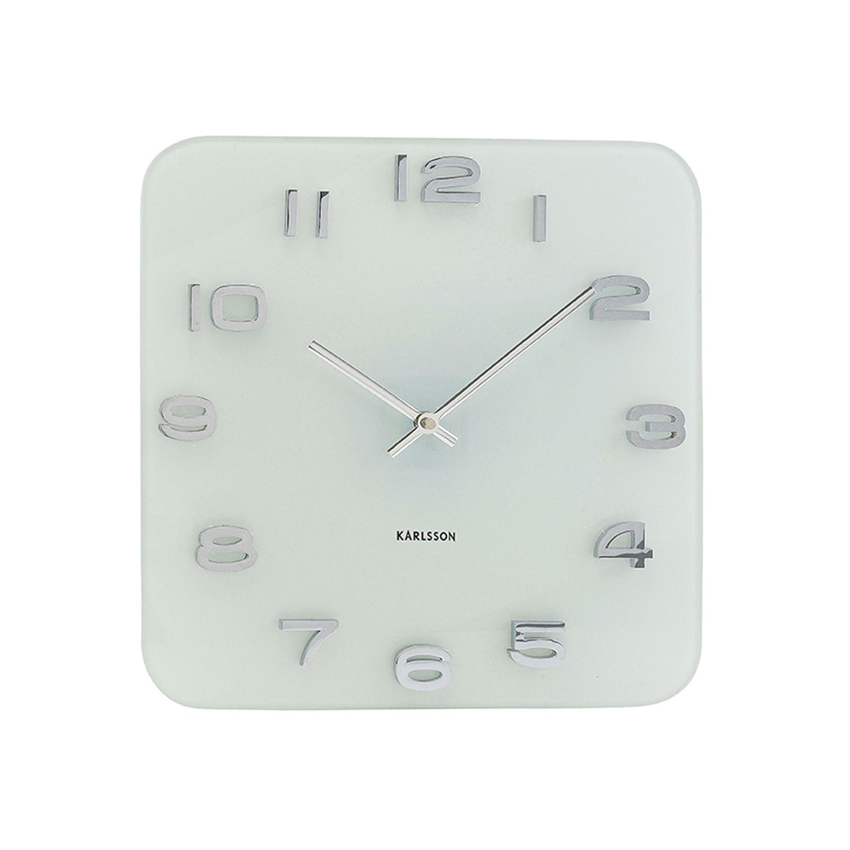 Karlsson wandklok Vintage - wit - 4.2x35x35cm